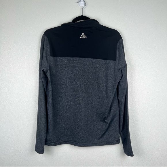 Prana Lightweight Full Zip Sweatshirt Gray S - Picture 5 of 5
